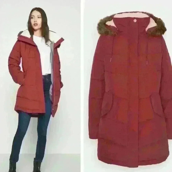 Roxy Ellie Waterproof Longline Puffer Jacket- Size S - Picture 5 of 10